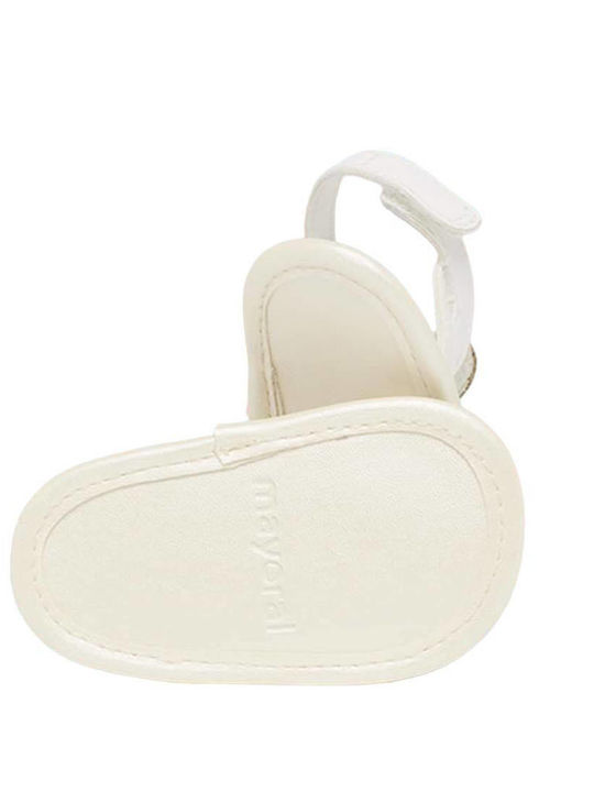 Mayoral Baby Sandals White