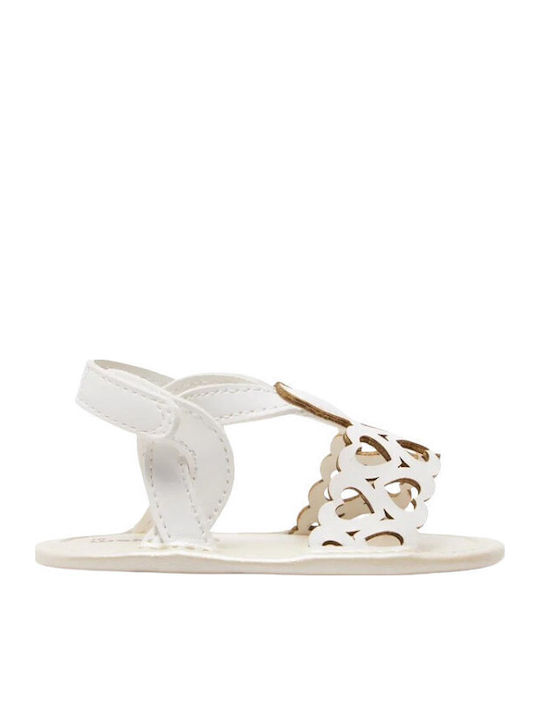 Mayoral Baby Sandals White