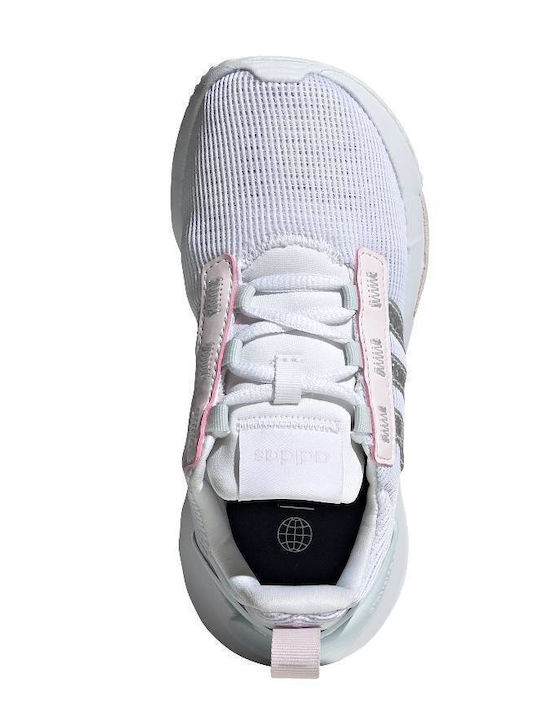 Racer TR21 K Kids Sports Shoes Running with Laces Cloud White / Blue Tint / Almost Pink
