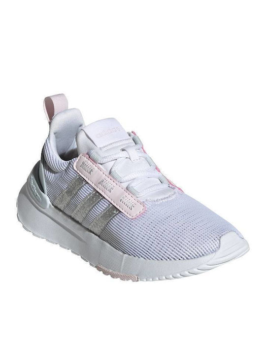 Racer TR21 K Kids Sports Shoes Running with Laces Cloud White / Blue Tint / Almost Pink