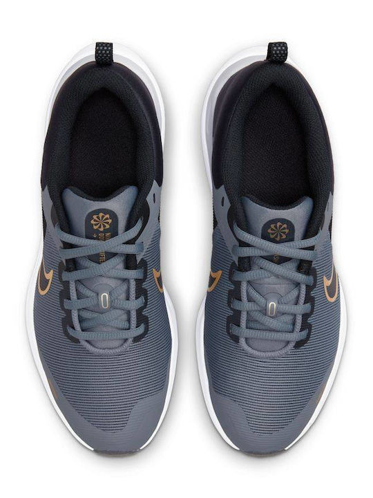 Downshifter Downshifter 12 Kids Sports Shoes Running with Laces Cool Grey / Metallic Gold / Black / White
