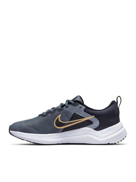 Downshifter Downshifter 12 Kids Sports Shoes Running with Laces Cool Grey / Metallic Gold / Black / White