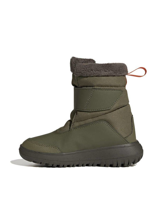 Winterplay Kids Snow Boots with Velcro Khaki