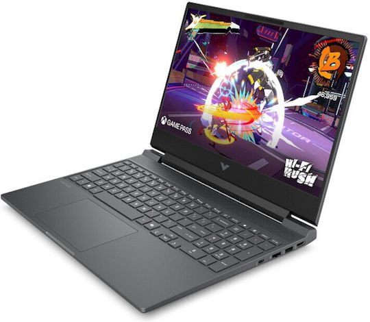 HP Victus 15-fb3046nn 15.6" IPS FHD (Ryzen 5-8645HS/16GB/1TB SSD/GeForce RTX 4050/No OS) Mica argintiu (Tastatură Engleză Internațională)
