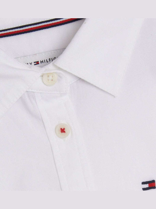 Children's Dress Short Sleeve White