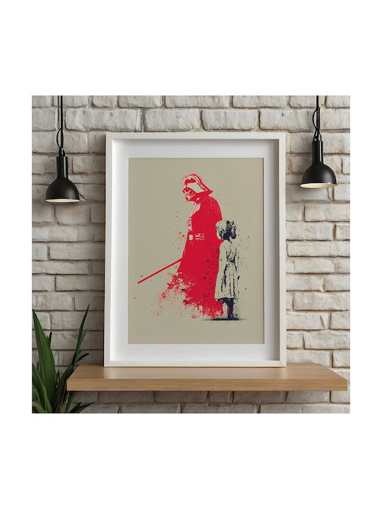 Poster Star Wars Darth Vader Banksy Art Mv304 21cm X 30cm