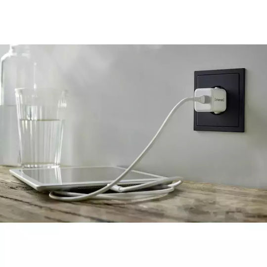 Intenso Charger Without Cable GaN with USB-C Port 30W Whites (W30C)