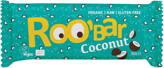 RooBar Baton Organic Crud Energie Nuci Cu Cocos 30gr