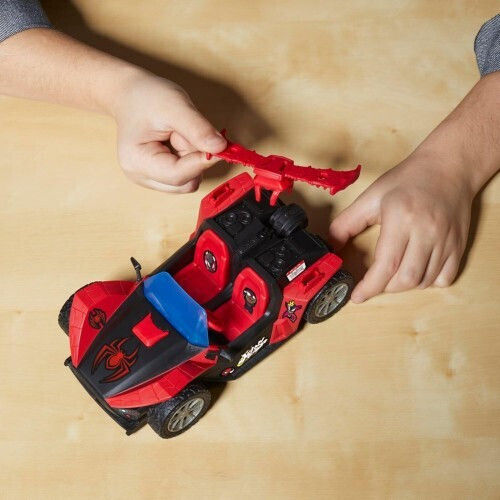 Hasbro Spider-Man Venomversus Epic World Of Action Car Miles Morales Remix Blast Racer 1:10 for Ages 4+
