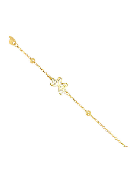 Xryseio Women's Bracelet made of Gold 14K