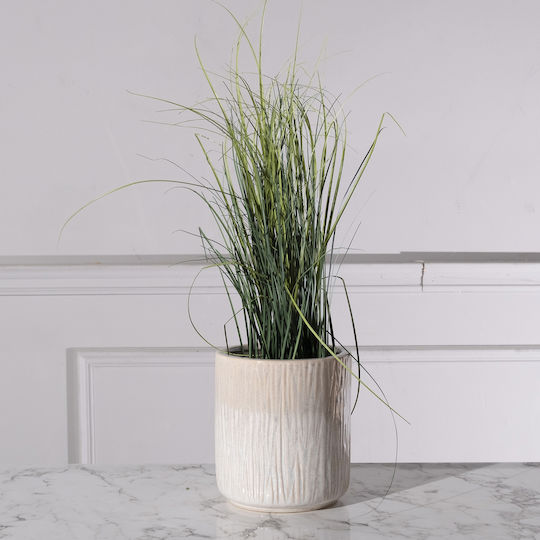 Supergreens Planter Ceramic Beige 20x20cm.