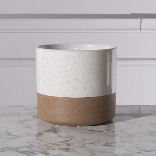 Supergreens Plant Pot Ceramic White