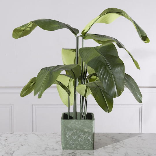 Supergreens Planter Ceramic Green 21x21x20.5cm.