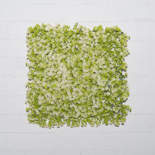 Supergreens Panou artificial de frunziș Mușchi Căciuliță Alb 50x50cm Supergreens Panou artificial de frunziș Mușchi Căciuliță Alb 50x50cm