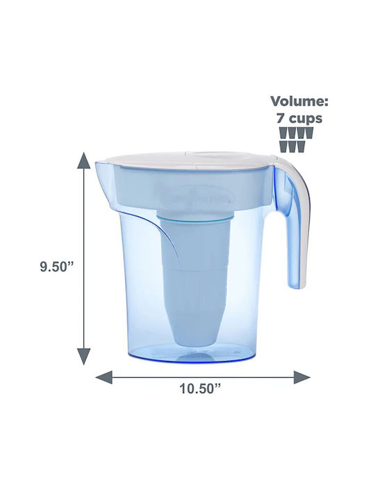 Zerowater Κανάτα Σερβιρίσματος με Φίλτρο 1700ml