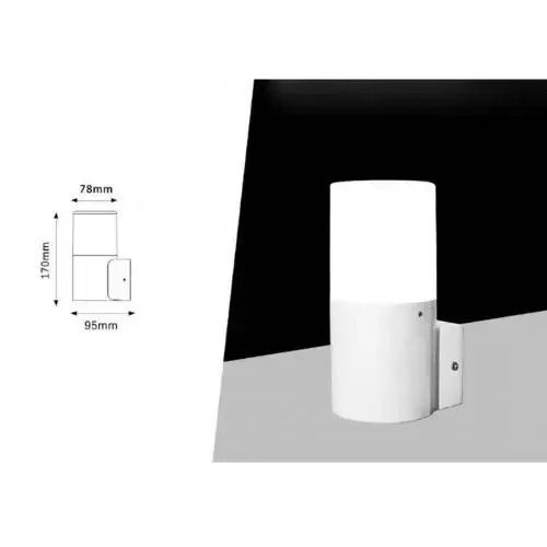 Universo Illuminazione Стенно Външно Осветително Тяло E27 IP54 9.5x17x7.8εκ.
