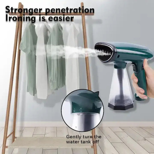 Raf Kleiderdampfer Hand 1600W mit Behälter 200ml Grün