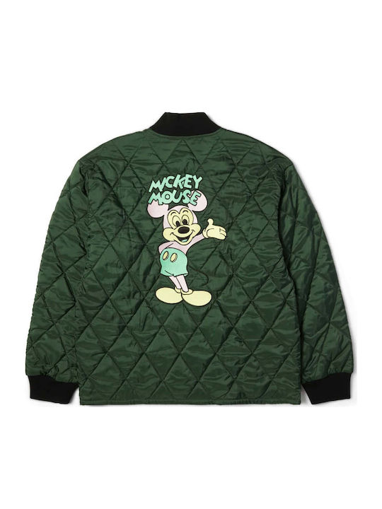 Disney Mickey Mouse Μπουφάν Puffer Forest Green