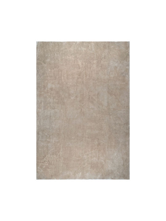 Deluxe Rug Rectangular Furry Mocha Brown
