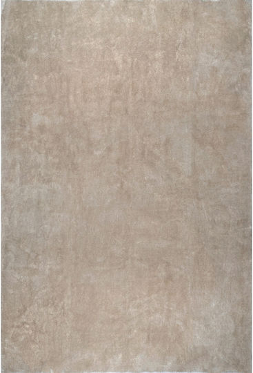 Deluxe Teppich Rechteckig Pelzige Mocha Brown