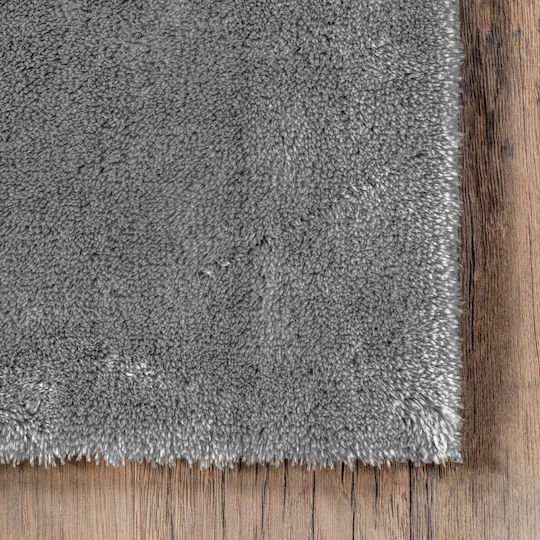 Deluxe Teppich Rechteckig Pelzige Grey 001-gr-130
