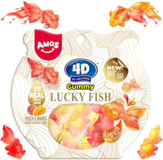 Amos Fruit Gummy Lucky Fish 65g