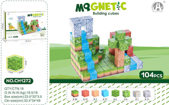 Bufnitel Jucărie Magnetică de Construcție pentru Copii de 3+ Ani