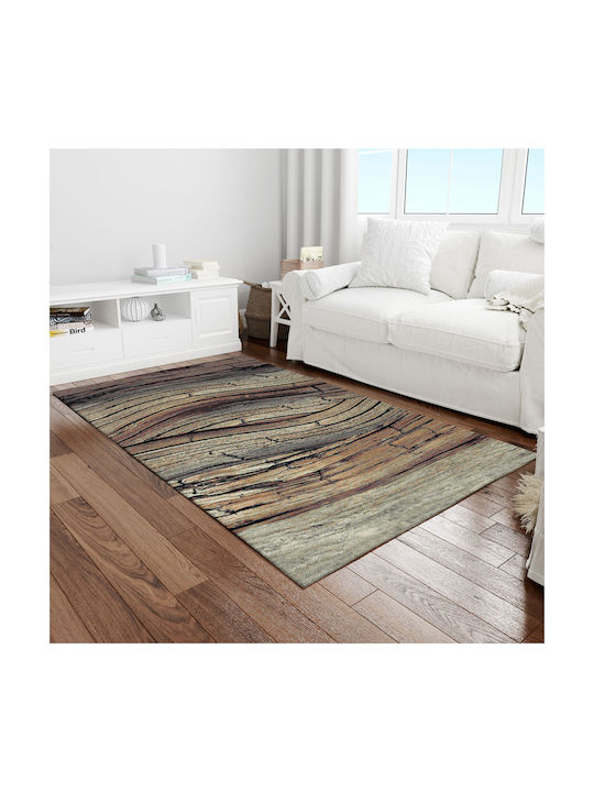 Viopros Rectangular Gray Living Room Rug 200x290cm
