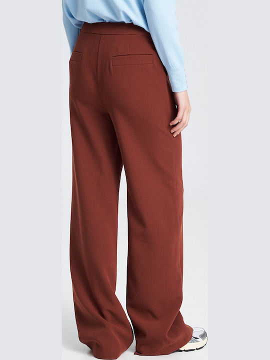 Pants Dama Tesatura Pantaloni Ceramic