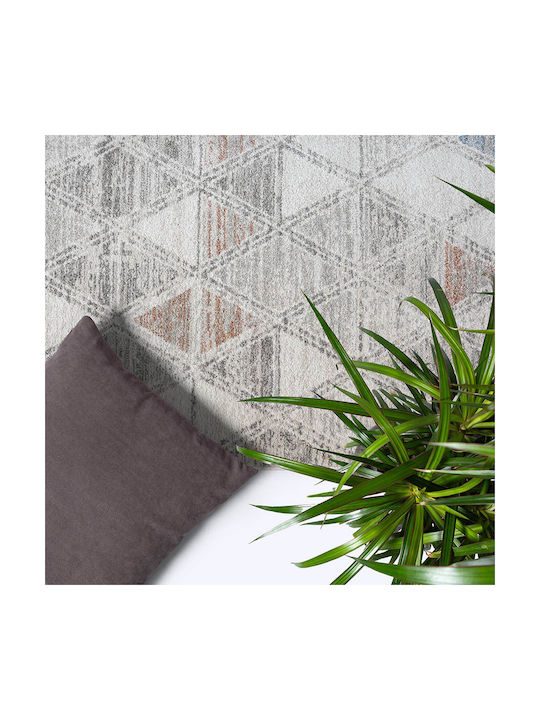 Newplan Lotus 37957 Modern Bedroom Rugs Set Grey Multicolour 5-80-LTS-37957-SET067(2x150,1x200) 3pcs