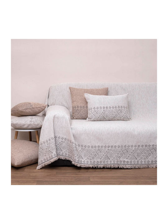 Viopros Ριχτάρι Τετραθέσιου Καναπέ Chenille 180x320εκ. Ζαχαρί