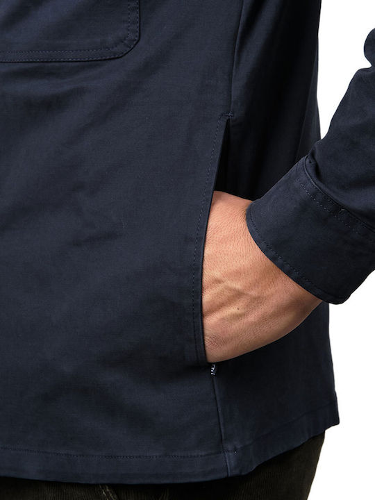 Long Sleeve Overshirt Blue