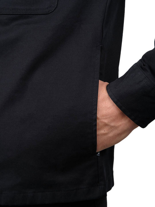 Long Sleeve Black Overshirt