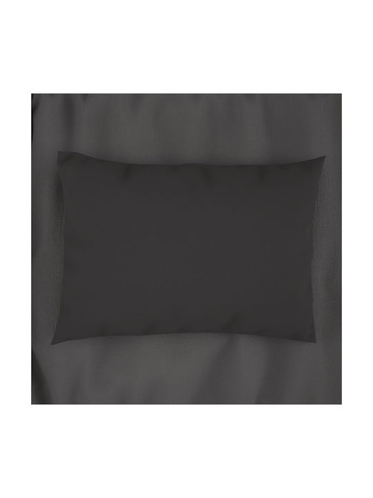 Dimcol Exotic Line Pillowcase Set with Envelope Cover Anthracite 50x70cm.