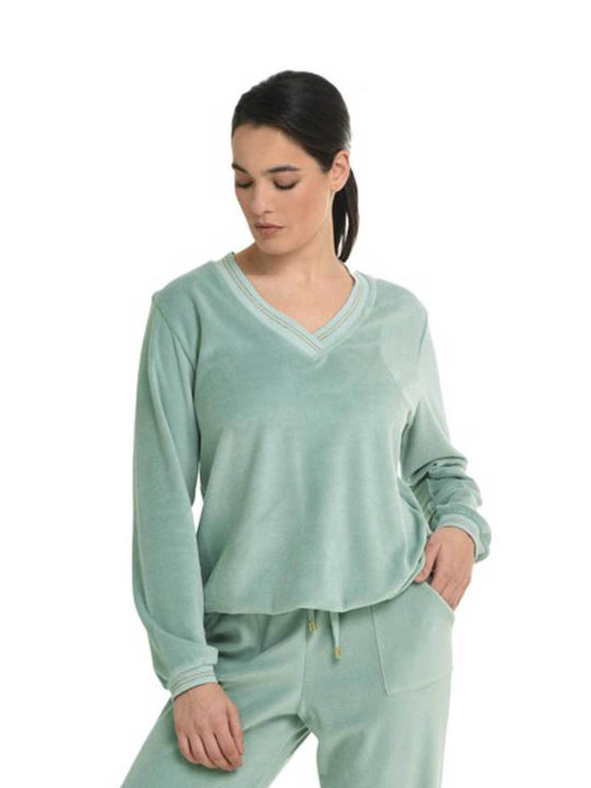 Primavera Winter Women's Pyjama Set Green