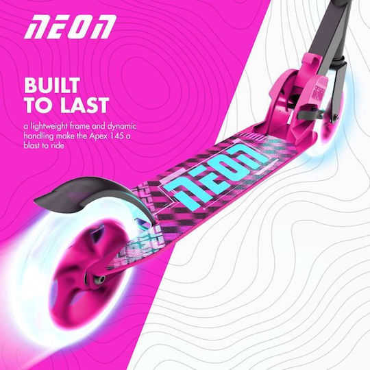 Kinderroller Klappbar Neon 2-Rad Für 5+ Jahre Rosa
