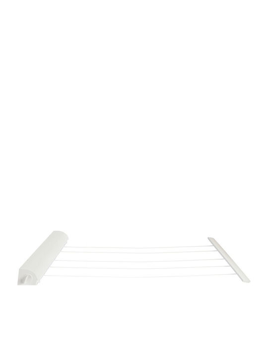 Wall Clothes Drying Rack Sliding Ropes Y7x47x42cm