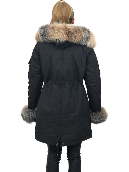 Women's Lifestyle Jacket for Winter Black