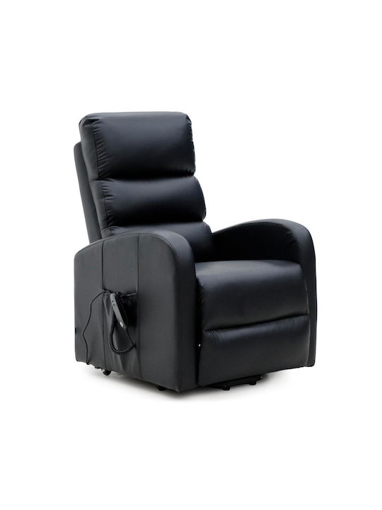 Πολυθρόνα Relax Massage με Υποπόδιο Γκρι 70x73x110cm
