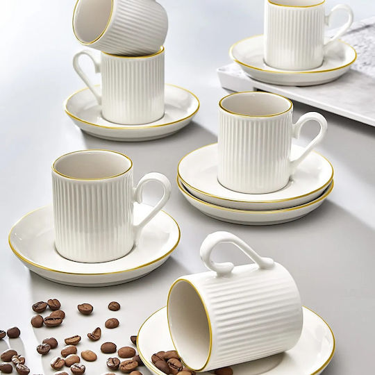 Aithrio Set Tassen Kaffee 12Stücke