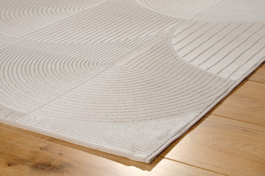 Tzikas Carpets Creation 74408-260 Set Klassiker Schlafzimmer-Teppichsets Synthetisch,Polyester/Cotton/Leather Beige 342-0-580-74408-260 3Stück