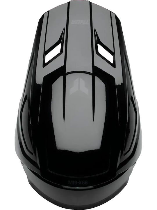 Thor Fleet Blackout Gloss Детска Каска За Мотор Мотокрос ECE 22.06