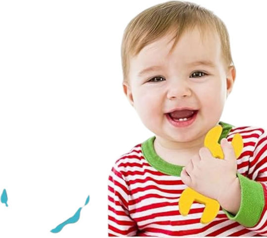 Queen Mother Little Craftsman Silicone Teething Teether 4 Pieces