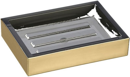 Eldorado Badezimmerzubehör-Set Kunststoff Gold 4 Stück