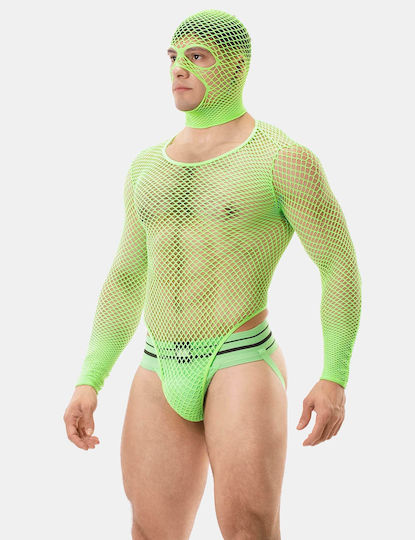 Barcode Berlin Sexy Ανδρικό Body Πράσινο