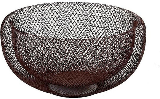 Espiel Fruitieră Metalic Roșu 19x19x9.5buc Espiel Fruitieră Metalic Roșu 19x19x9.5buc