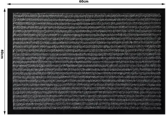 Verk Group Fußmatte Rutschfest Gray 40x60cm