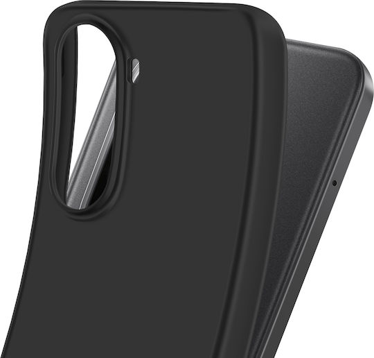 Mayaxess Silicone Case Xiaomi Poco M7 4g Flexible Thin Design Black