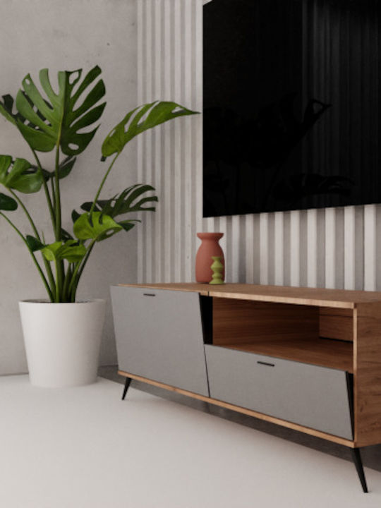 Stand TV Culoare Nuc-Gri L120xA39xÎ58.5cm