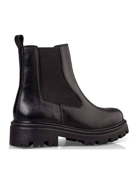 Leather Women's Chelsea Boots Black